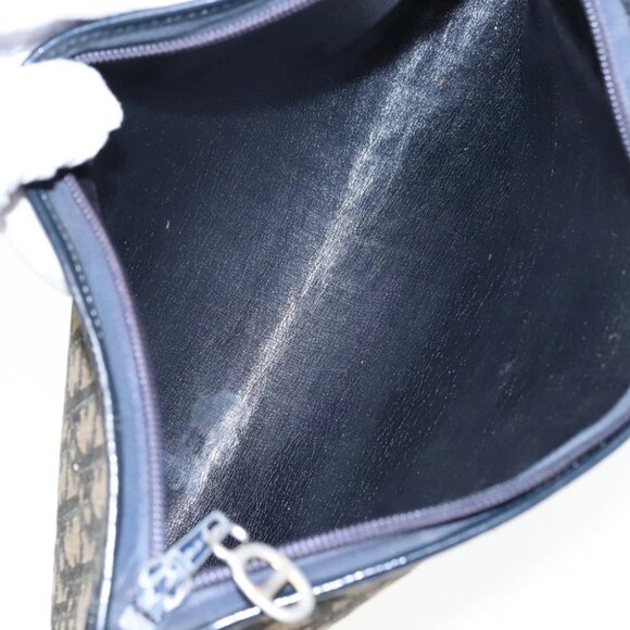 Christian Dior Trotter Canvas Shoulder Bag Navy Auth ep5987 - Picture 13 of 16